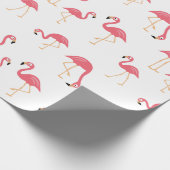 Flamingo Geschenkpapier (Ecke)