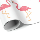 Flamingo Geschenkpapier (Rolleneckpunkt)