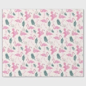 Flamingo Geschenkpapier (Flach)