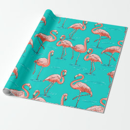 Flamingo Geschenkpapier
