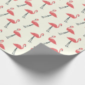 Flamingo Geschenkpapier (Ecke)
