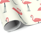 Flamingo Geschenkpapier (Rolleneckpunkt)