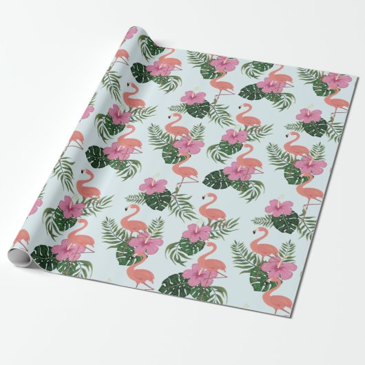 Flamingo Geschenkpapier (Ungerollt)