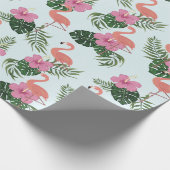 Flamingo Geschenkpapier (Ecke)