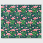 Flamingo Geschenkpapier (Flach)
