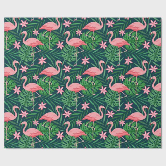 Flamingo Geschenkpapier (Flach)