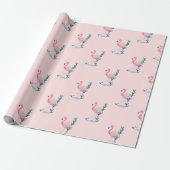 Flamingo Geschenkpapier (Ungerollt)