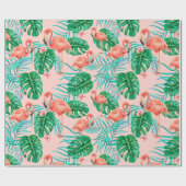 Flamingo Geschenkpapier (Flach)