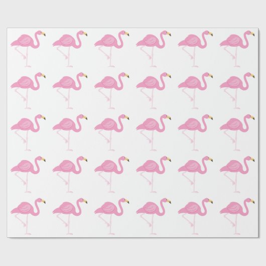 Flamingo Geschenkpapier (Flach)