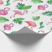 Flamingo Geschenkpapier (Ecke)