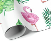 Flamingo Geschenkpapier (Rolleneckpunkt)