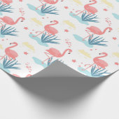 Flamingo Geschenkpapier (Ecke)