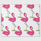 Flamingo Geschenkpapier (Flach)