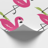 Flamingo Geschenkpapier (Ecke)