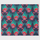Flamingo Geschenkpapier (Flach)