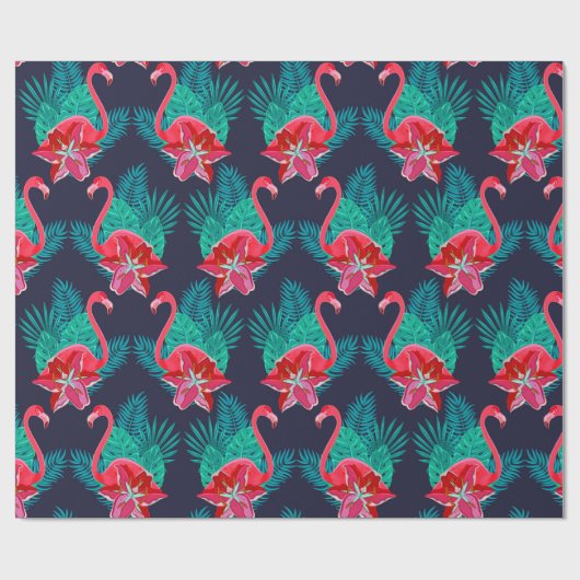 Flamingo Geschenkpapier (Flach)