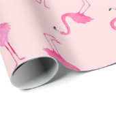 Flamingo Geschenkpapier (Rolleneckpunkt)