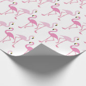 Flamingo Geschenkpapier (Ecke)