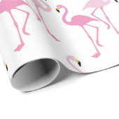 Flamingo Geschenkpapier (Rolleneckpunkt)