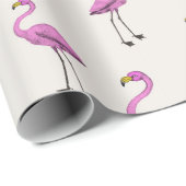 Flamingo Geschenkpapier (Rolleneckpunkt)