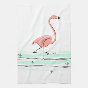 Flamingo-Geschirrtuch Handtuch
