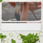 Flamingo-Geschirrtuch Handtuch (Gefaltet)