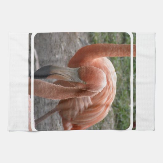 Flamingo-Geschirrtuch Handtuch (Horizontal)