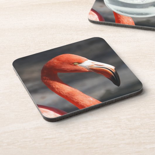 Flamingo Getränkeuntersetzer (Linke Seite)