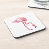 Flamingo Getränkeuntersetzer (Linke Seite)
