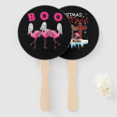 Flamingo | Ghost Flamingo Boo Halloween-Kostüm Fächer (Vorne und Hinten)