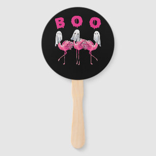 Flamingo   Ghost Flamingo Boo Halloween-Kostüm Fächer