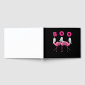 Flamingo | Ghost Flamingo Boo Halloween-Kostüm Gästebuch (Voll)