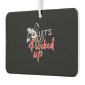 Flamingo Gift Autolufterfrischer (Links)