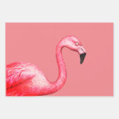 Flamingo Gift Wrap Sheets Geschenkpapier Set (Vorderseite 3)