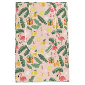 Flamingo & Gifts Summer Party Mittlere Geschenktüte (Vorderseite)