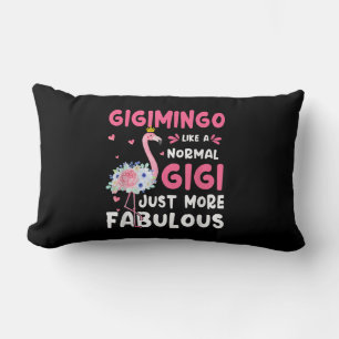 Flamingo Gigimingo wie ein normaler Nana Geschenke Lendenkissen