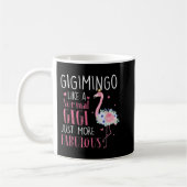Flamingo Gigimingo wie ein normales Gigi Gifts Fun Kaffeetasse (Links)