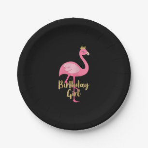 Flamingo Girl Geburtstag Kostüme Geschenke Pappteller