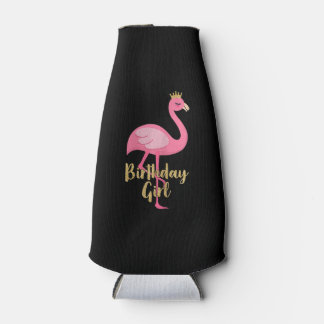 Flamingo Girl Geburtstag Kostümgeschenke Flaschenkühler