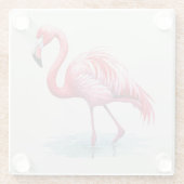 Flamingo Glasuntersetzer (Rückseite)