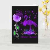 Flamingo Glaube Hoffnung Liebe Heimerheimer Bewuss Karte (Gelbe Blume)