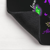 Flamingo Glaube Hoffnung Liebe Heimerheimer Bewuss Mousepad (Ecke)