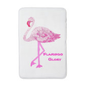 Flamingo Glory Badematte (Vorderseite Vertikal)