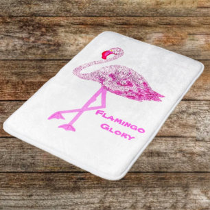 Flamingo Glory Badematte