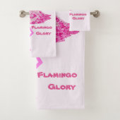 Flamingo Glory Badhandtuch Set (Insitu)