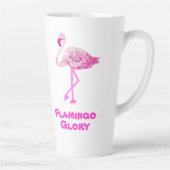 Flamingo Glory Latte Tasse (Rechts)