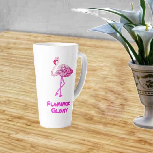 Flamingo Glory Latte Tasse