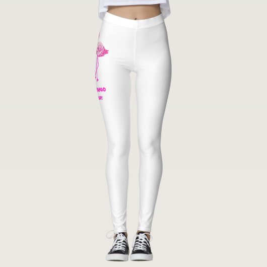 Flamingo Glory Leggings (Vorderseite)