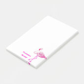Flamingo Glory Post-It Notes Klebezettel (angewinkelt)