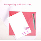 Flamingo Glory Post-It Notes Post-it Klebezettel